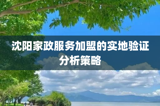 沈阳家政服务加盟的实地验证分析策略