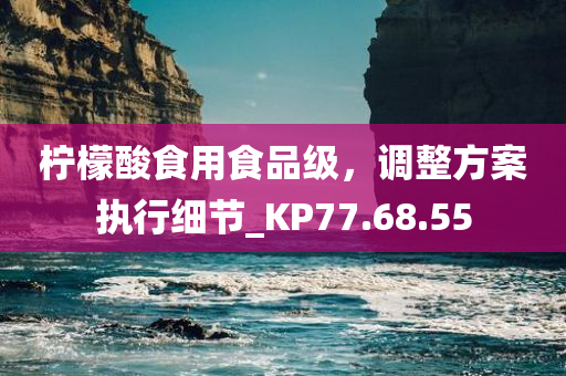 柠檬酸食用食品级，调整方案执行细节_KP77.68.55