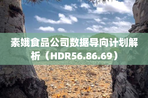 素娥食品公司数据导向计划解析（HDR56.86.69）