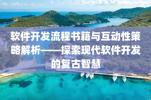 软件开发流程书籍与互动性策略解析——探索现代软件开发的复古智慧